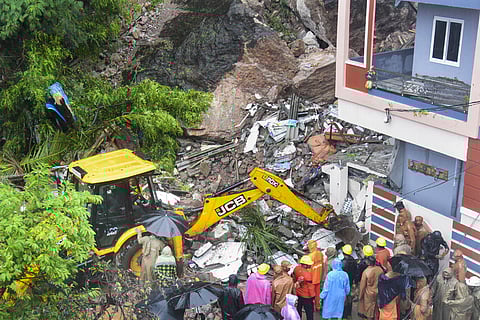 House collapsed in Vijayawada